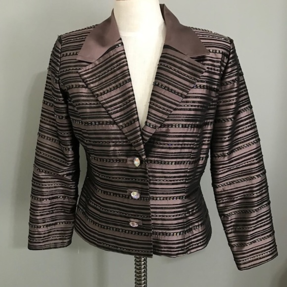 JS Collections Jackets & Blazers - JS Collection Grayish Lavender Long Sleeve Jacket